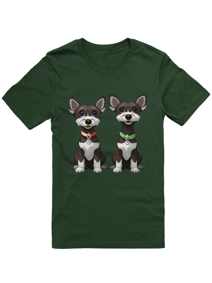 Cartoon Schnauzer Theme T-shirt product image (36)