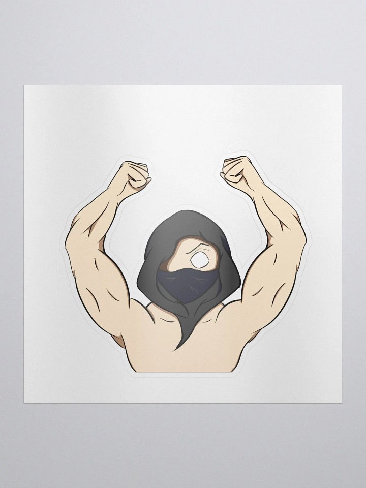 Pumped Up Bandit Sticker product image (1)