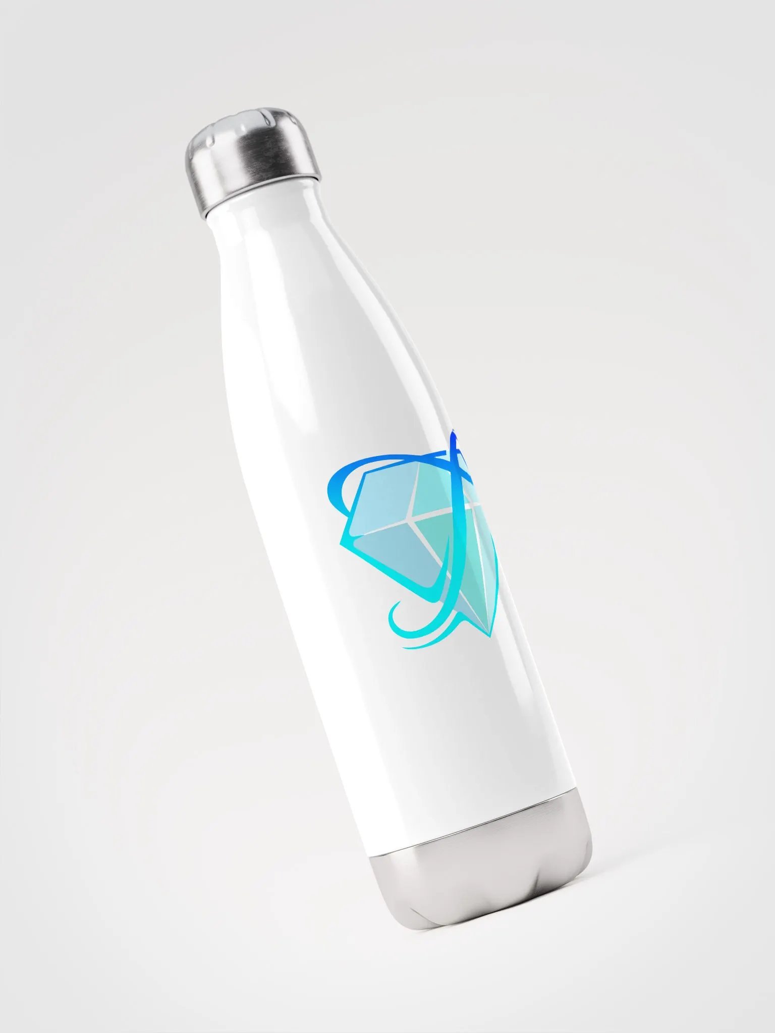 Blue logo tumbler product image (3)