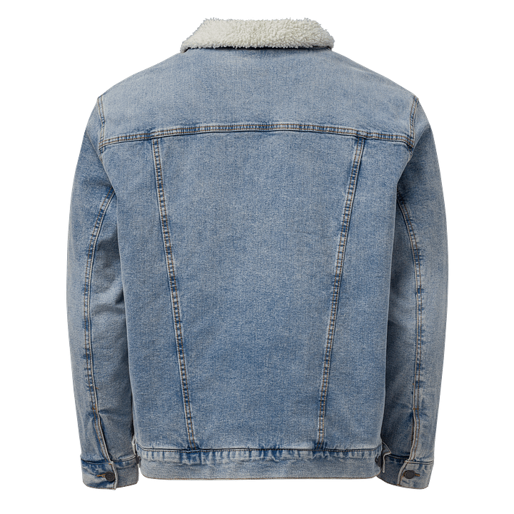 Flame Dragon Patch Jacket Threadfast Sherpa Denim Jacket product image (2)