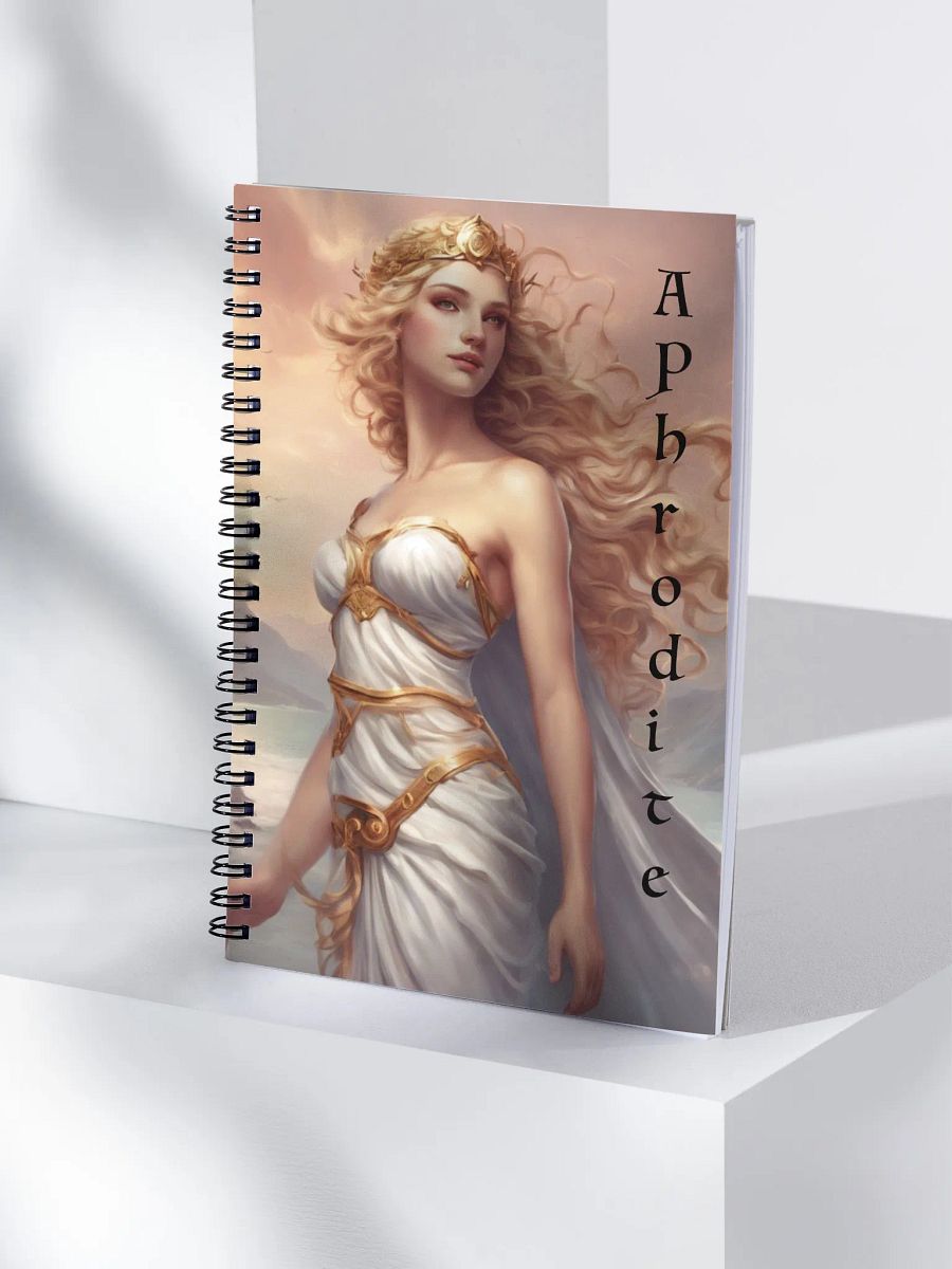 Greek Goddess Aphrodite Spiral Notebook product image (4)