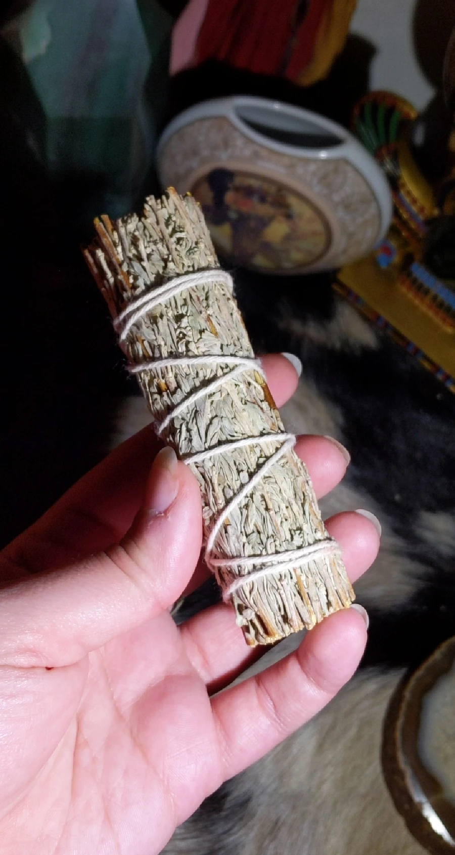 4 Inch Large Blue Sage Smudge Stick product image (3)