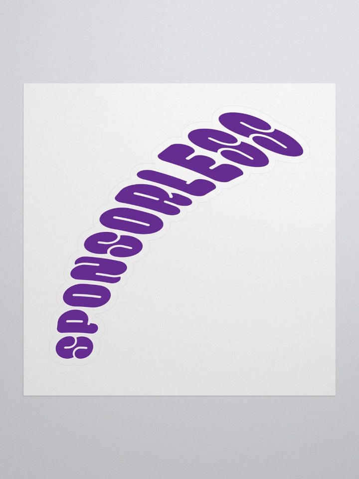 Sponsorless Sticker product image (1)