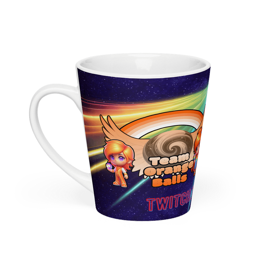 Team Orange Balls Latte Mug product image (1)