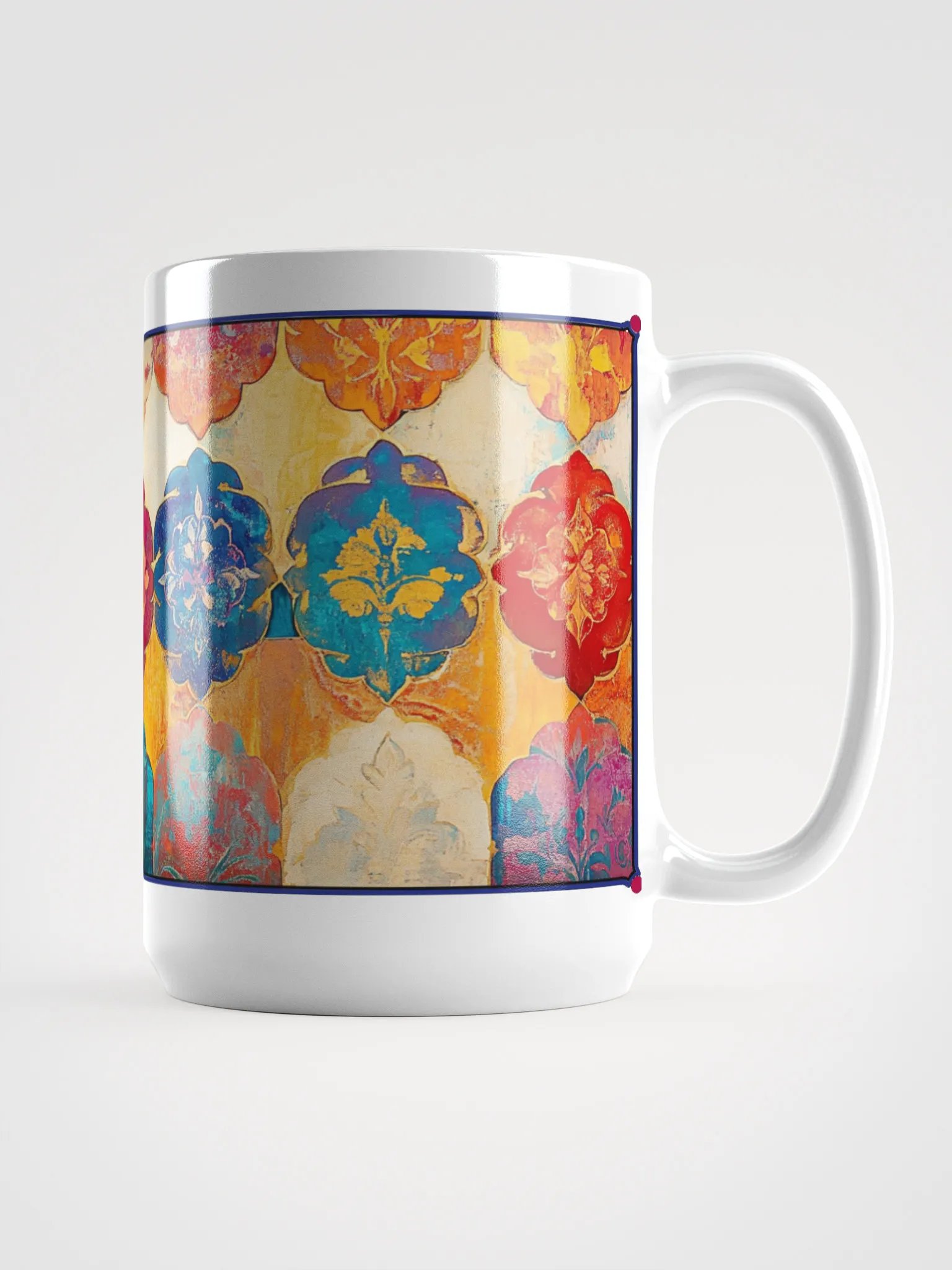 Colorful Symmetrical Splendor Mug 15oz product image (1)