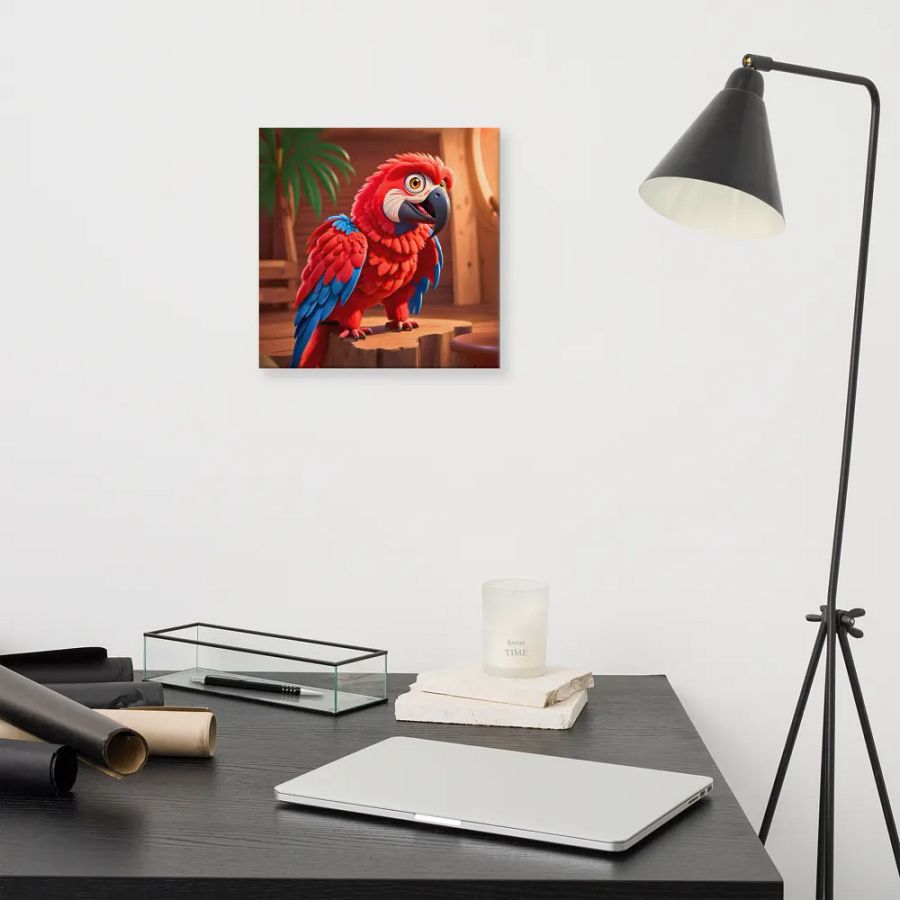 Endangered Species - Mexico - Scarlet Macaw Canvas Art product image (11)