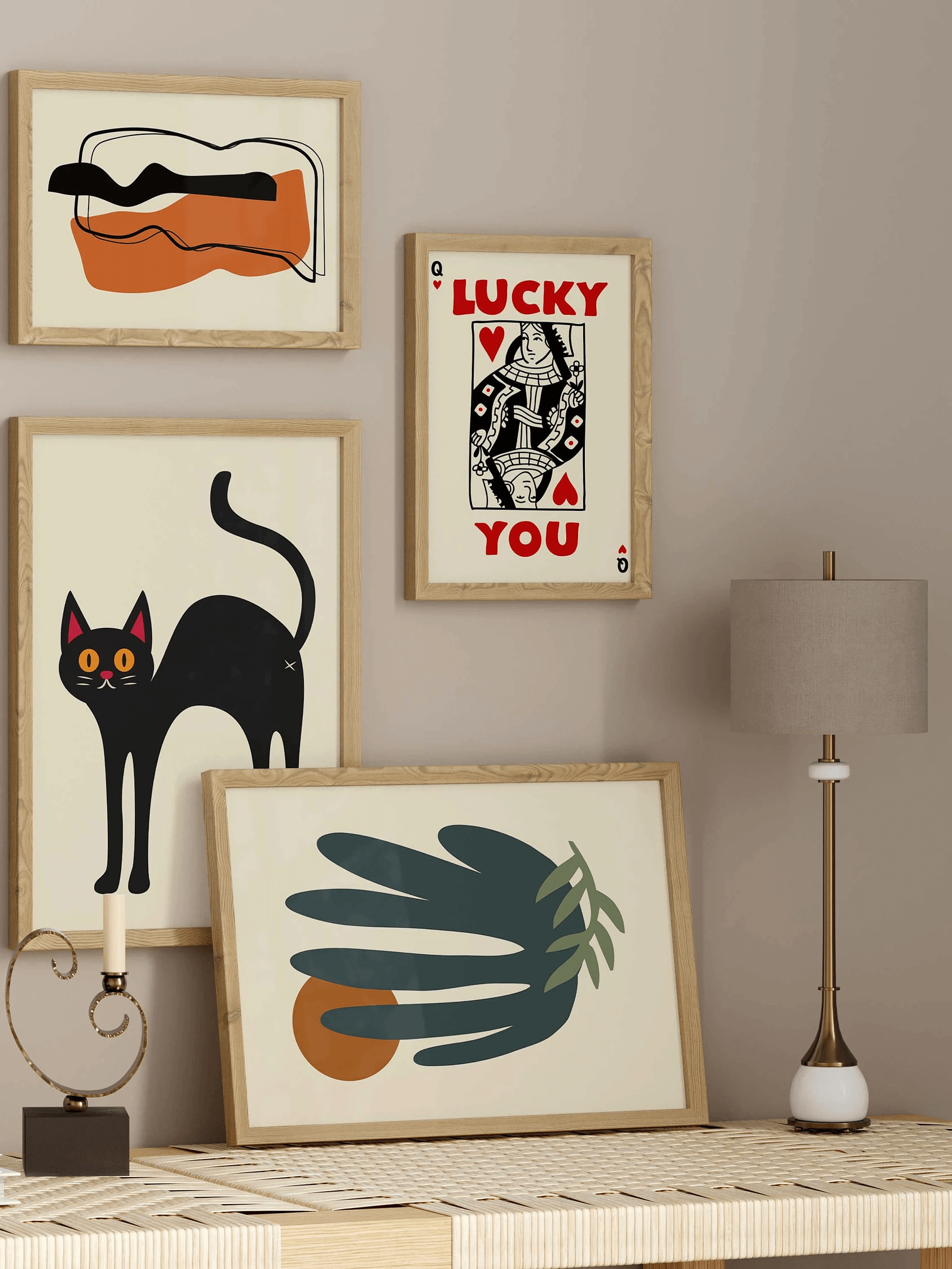 Matisse Bauhaus Flower Market Abstract Line Face Digital Download product image (3)