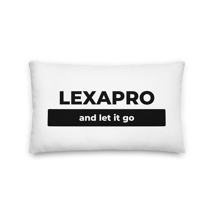 Lexapro and Let It Go Pillow product image (2)