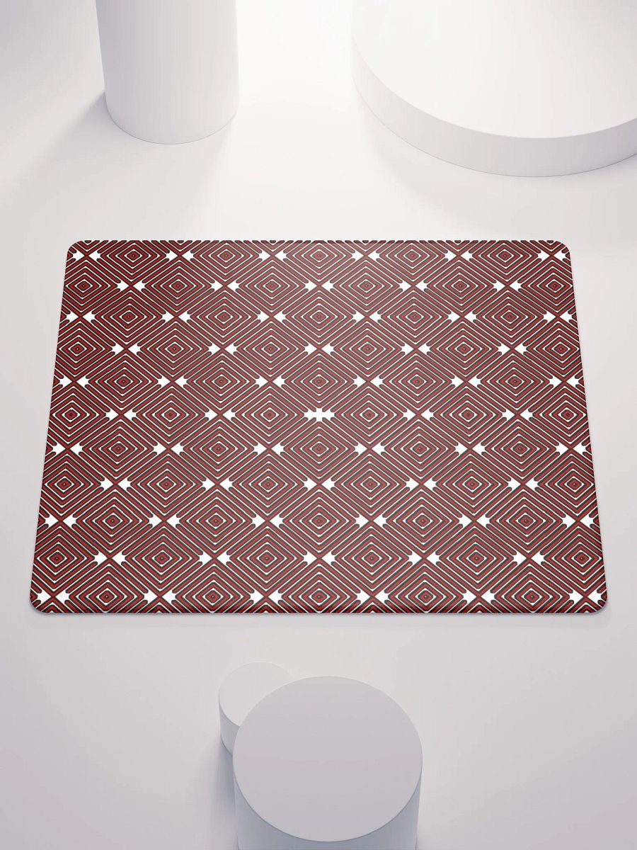 Red Entrancing pattern Mousepad product image (2)