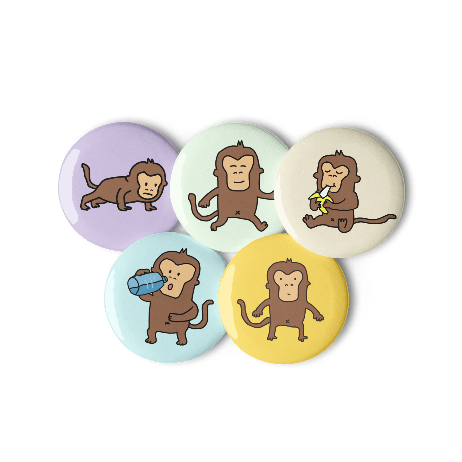 MonkeyMind101 Pin Button Set product image (3)
