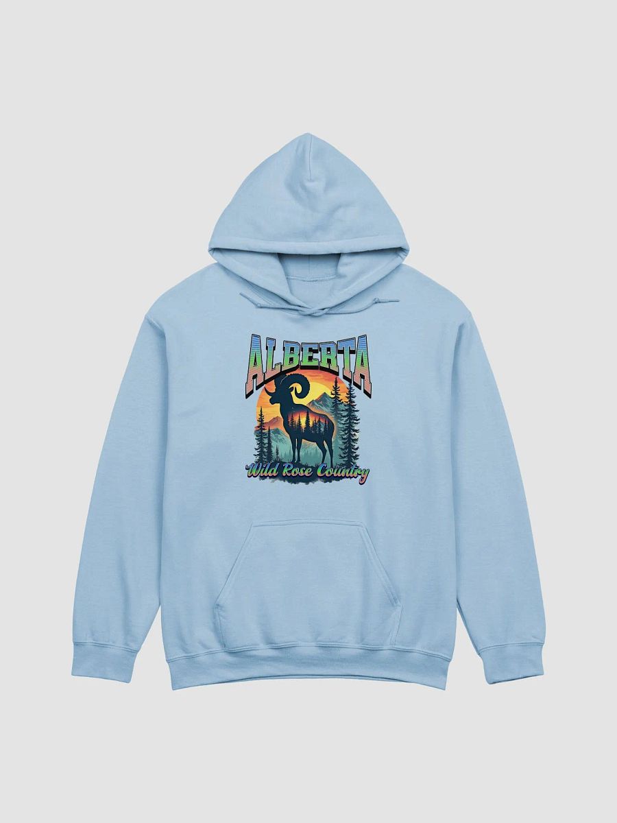 Alberta Wild Rose Country Rocky Mountain Bighorn Sheep Hoodie product image (5)