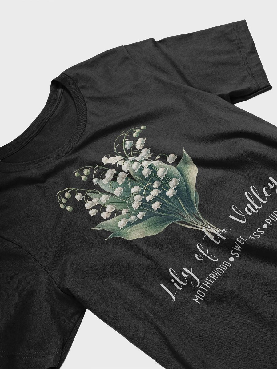 Lily of the Valley Birth Month Flower Tee For May: Reflecting Sweetness, Purity, Motherhood: Perfect Gift for Her product image (5)