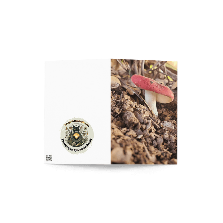 A Red Mushroom Greeting Card product image (2)