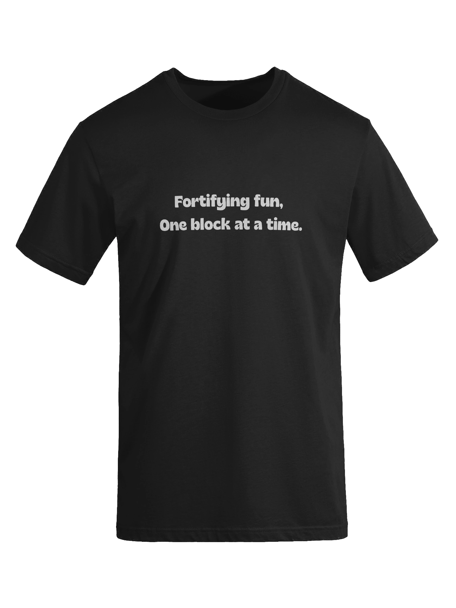 Minefort “One Block at a Time” T-Shirt – Black product image (8)