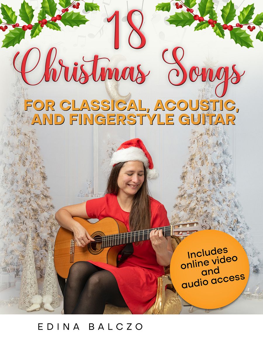 18 Christmas Songs for Classical, Acoustic, and Fingerstyle Guitar product image (1)
