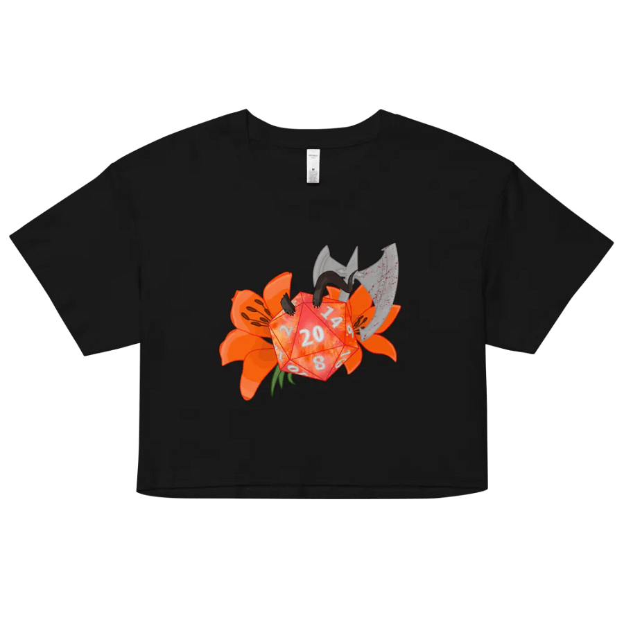 Karlach Inspired DND Die Crop Top product image (6)