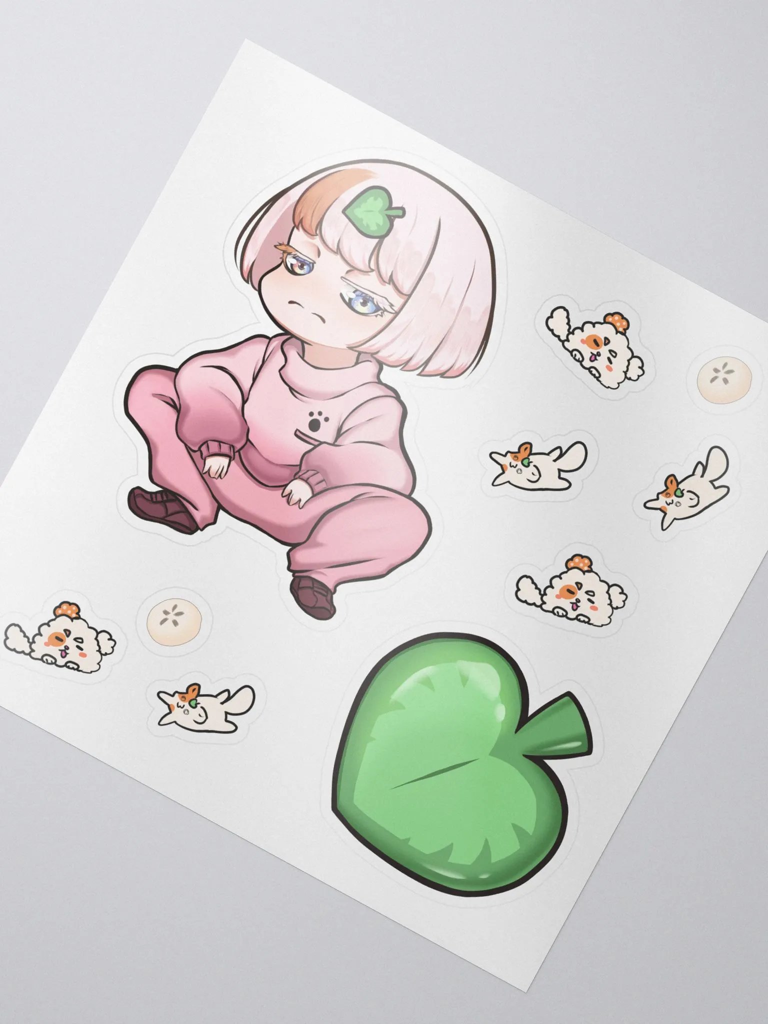 Squatting & Leaf Stickers product image (2)