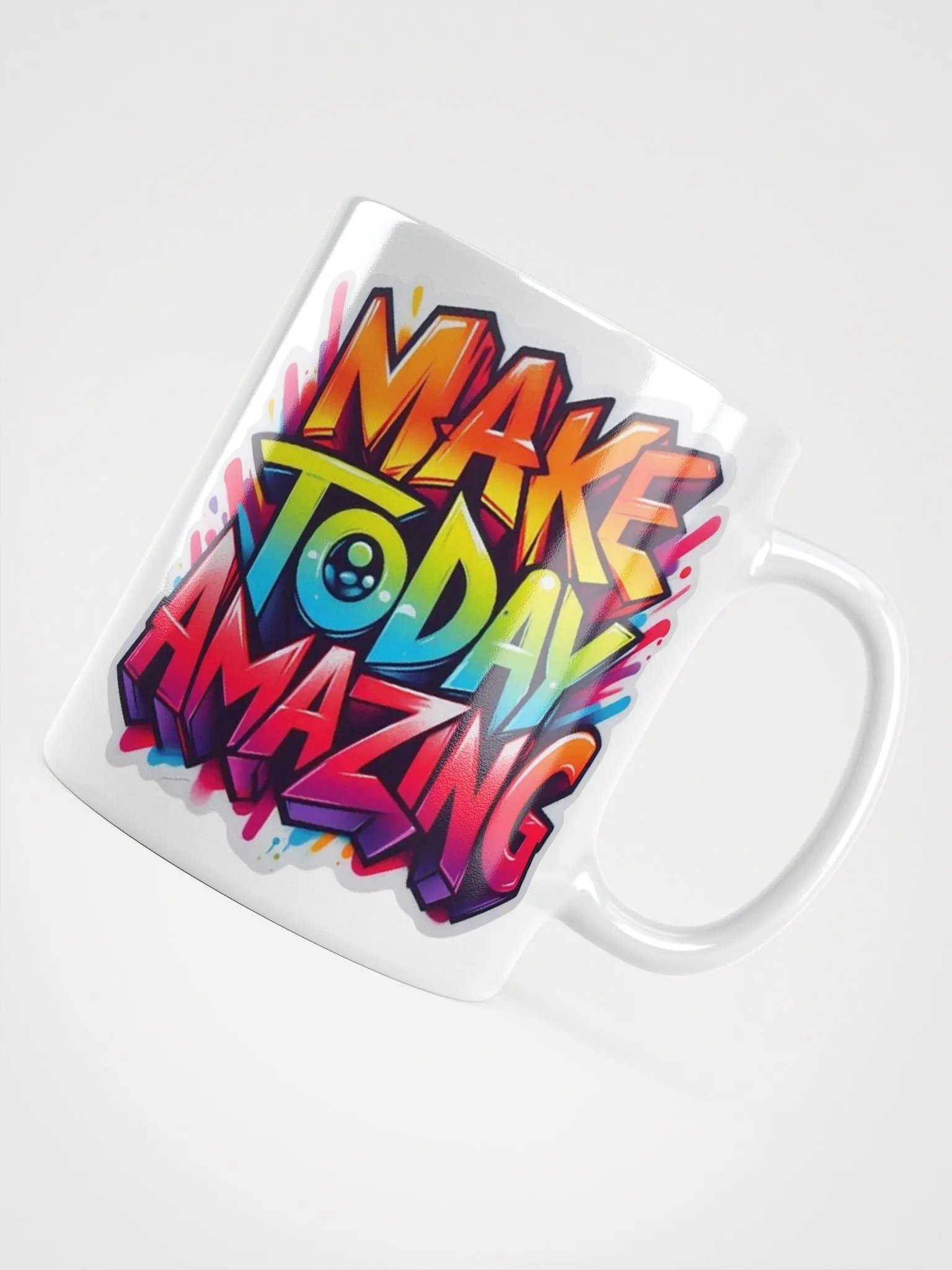 "Make Today Amazing" #Motivational Glossy White Mug product image (12)