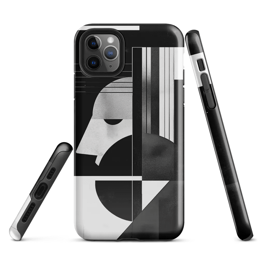 Abstract Persona 007 (Black) (Iphone Tough Case) product image (1)
