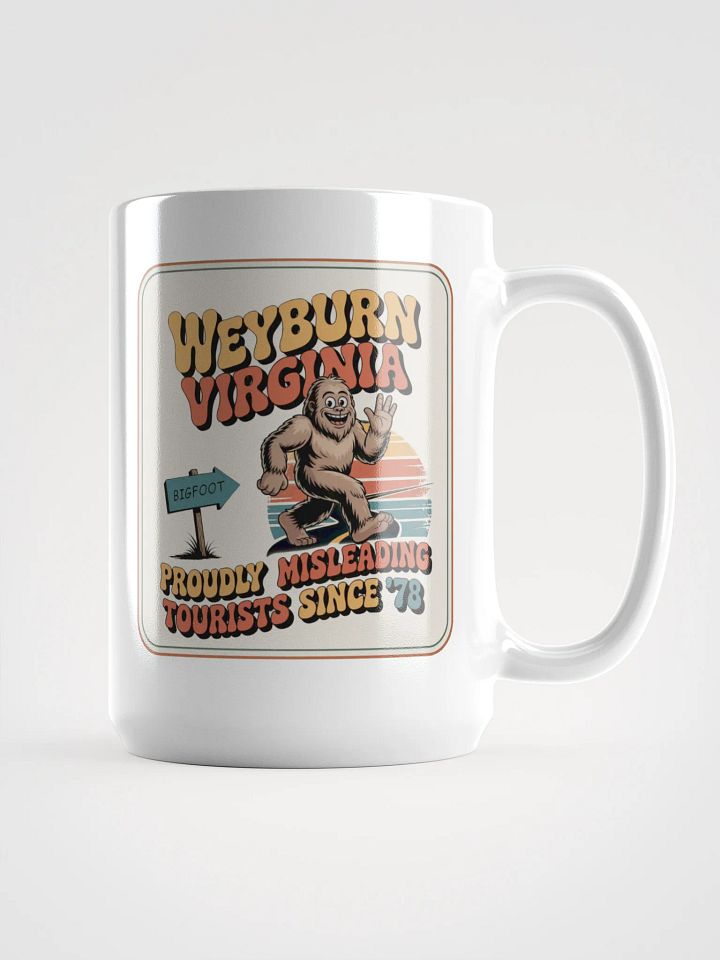 Weyburn Virginia Misleading Tourist Bigfoot Mug product image (1)