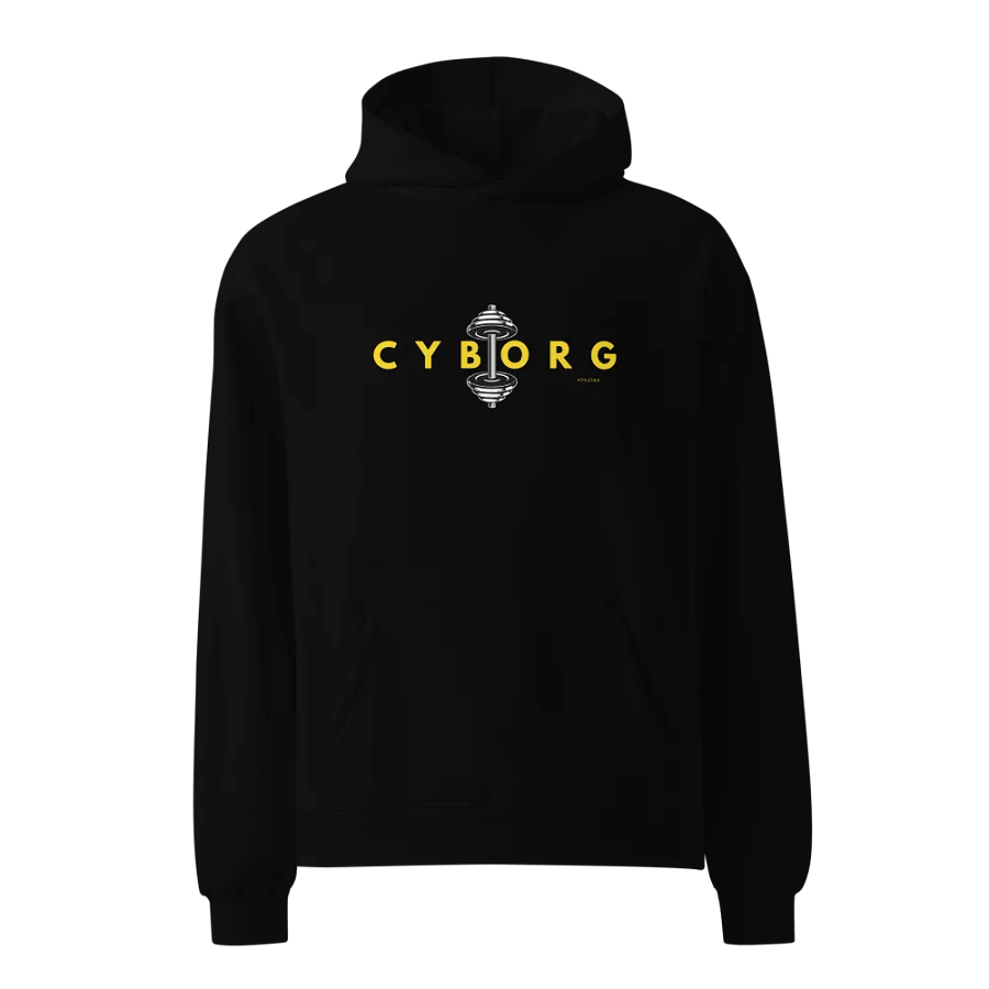 "Cyborg Dumbell" Oversized Hoodie product image (1)