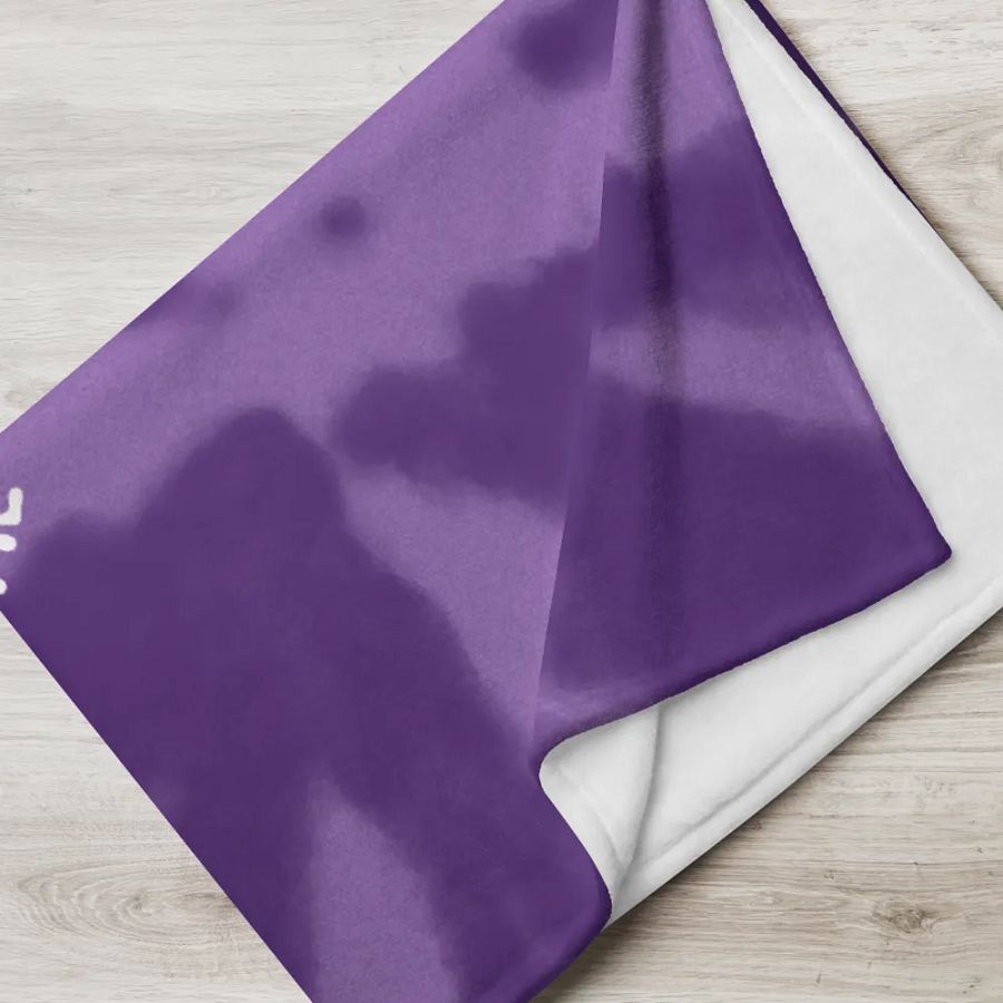 Throw Blanket 💟 I will focus my energy on what's good for me (127 × 153 cm) product image (5)