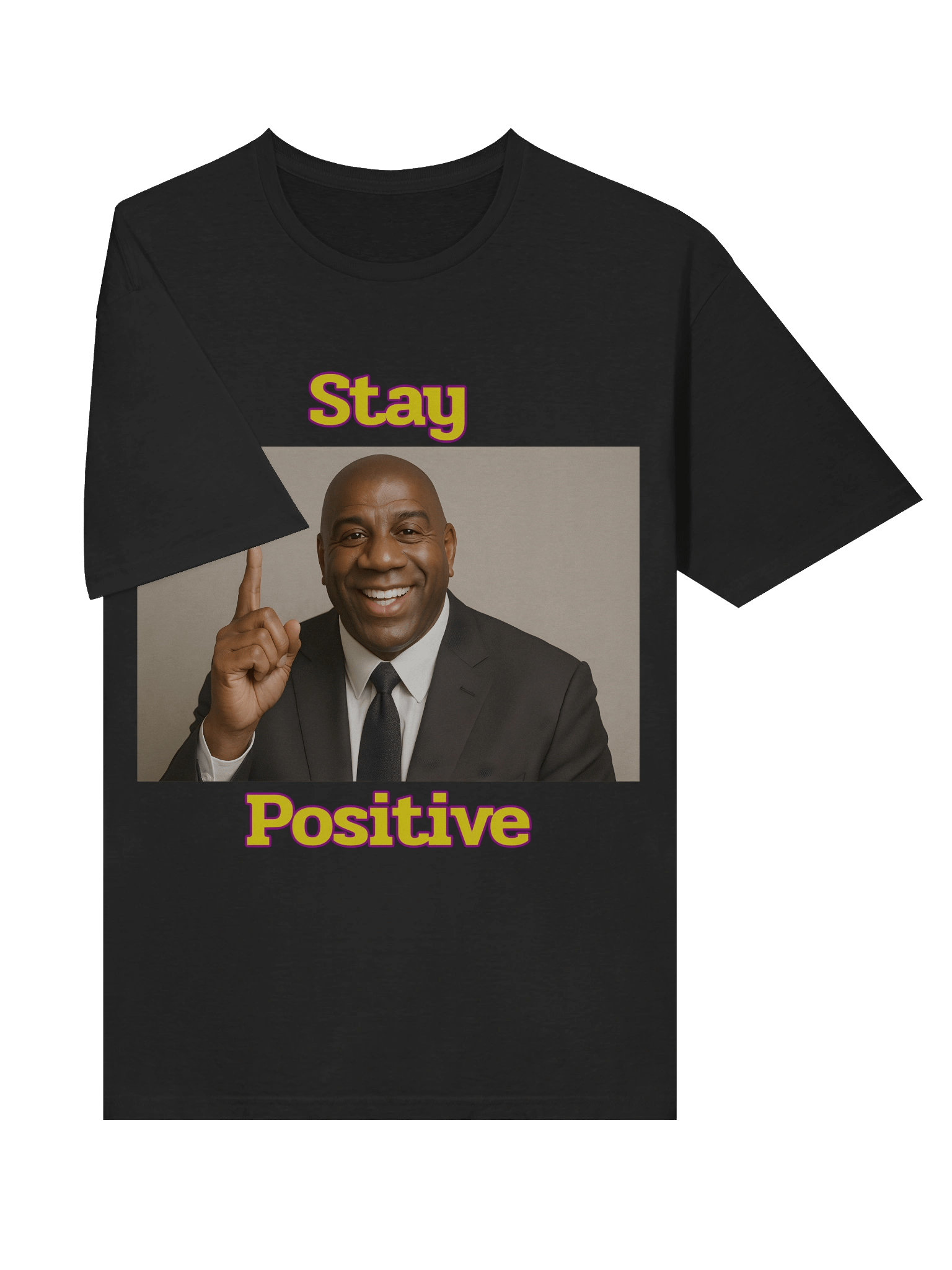 Stay Positive – Motivational Basketball Parody T-Shirt product image (25)