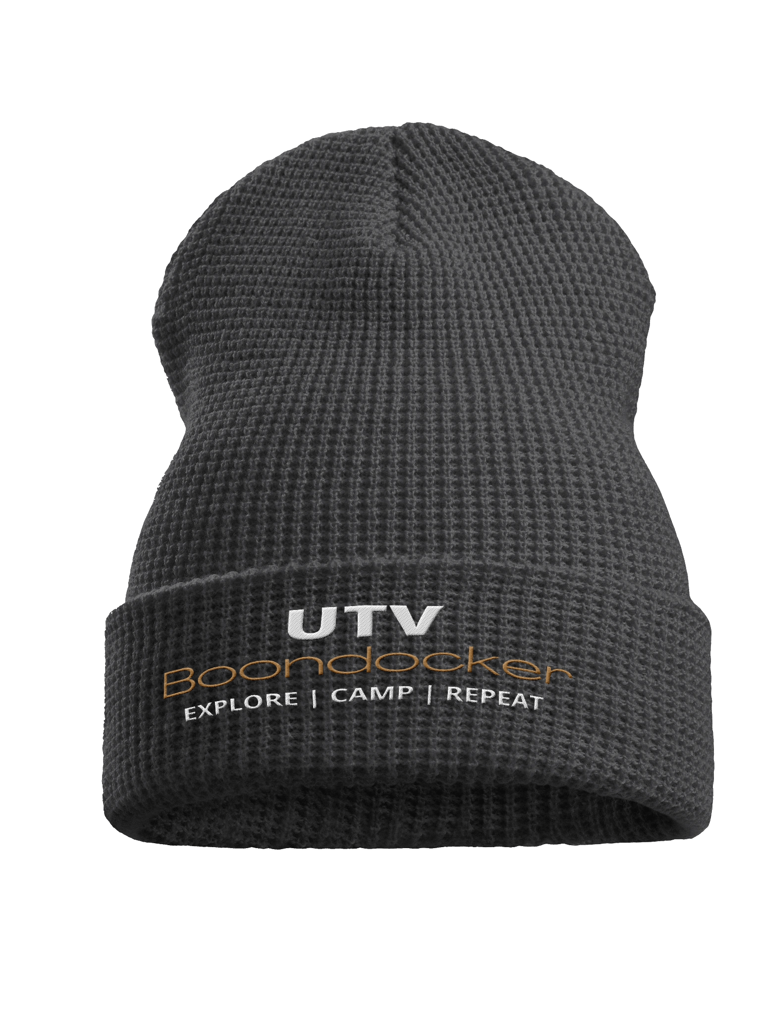 Embroidered Logo Waffle Beanie product image (3)