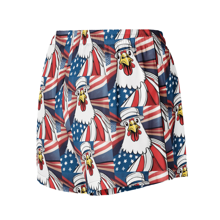 Patriotic Rooster Women's Pajama Shorts product image (3)