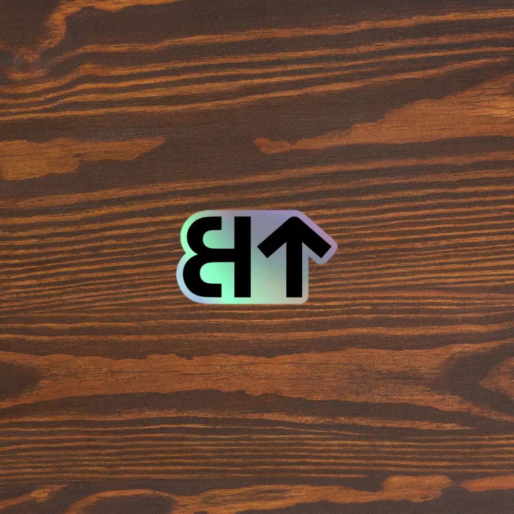 Buffalo Trees Logo Holographic Stickers product image (5)