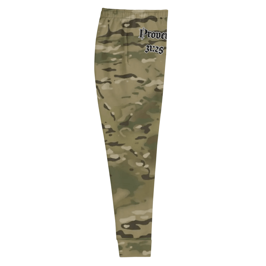 Faithful Camo: Proverb 3:25 Women's Joggers - Multicam product image (10)