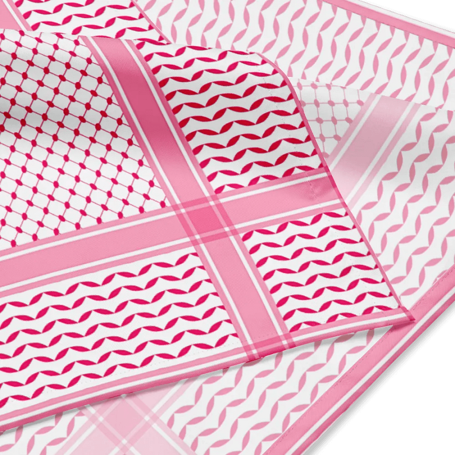 Aesthetic Pink Kufiya Bandana product image (2)