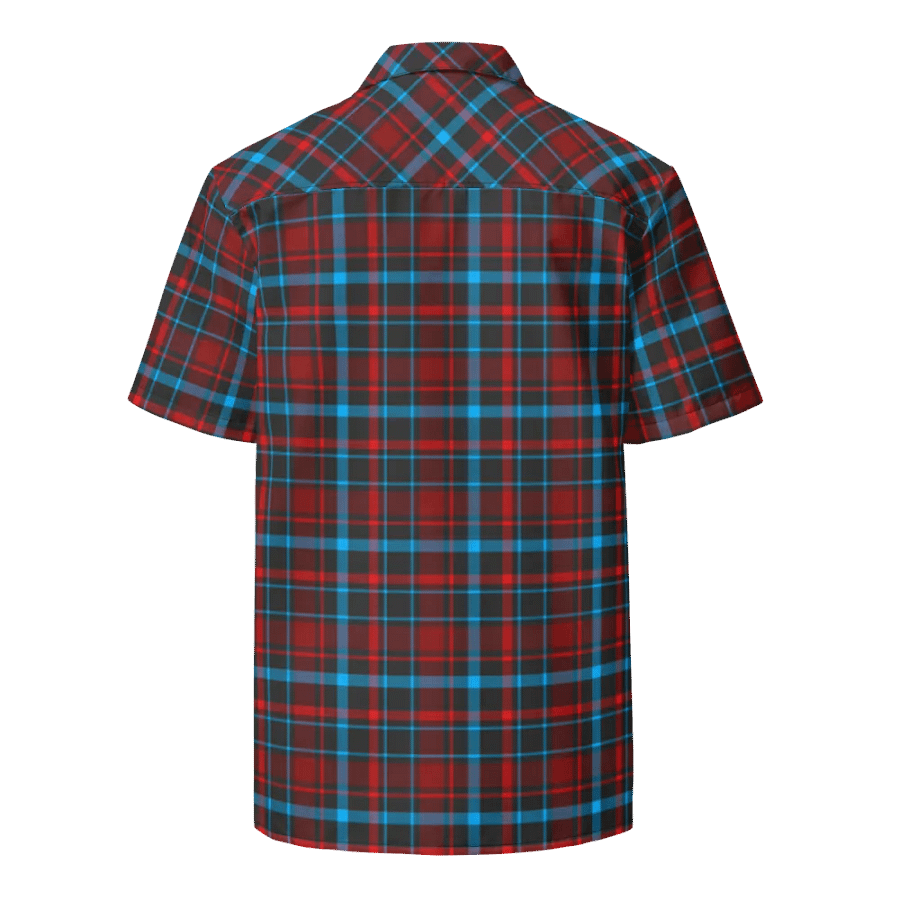 Jonny Rockford Branded Tartan Hawaiian Shirt product image (2)