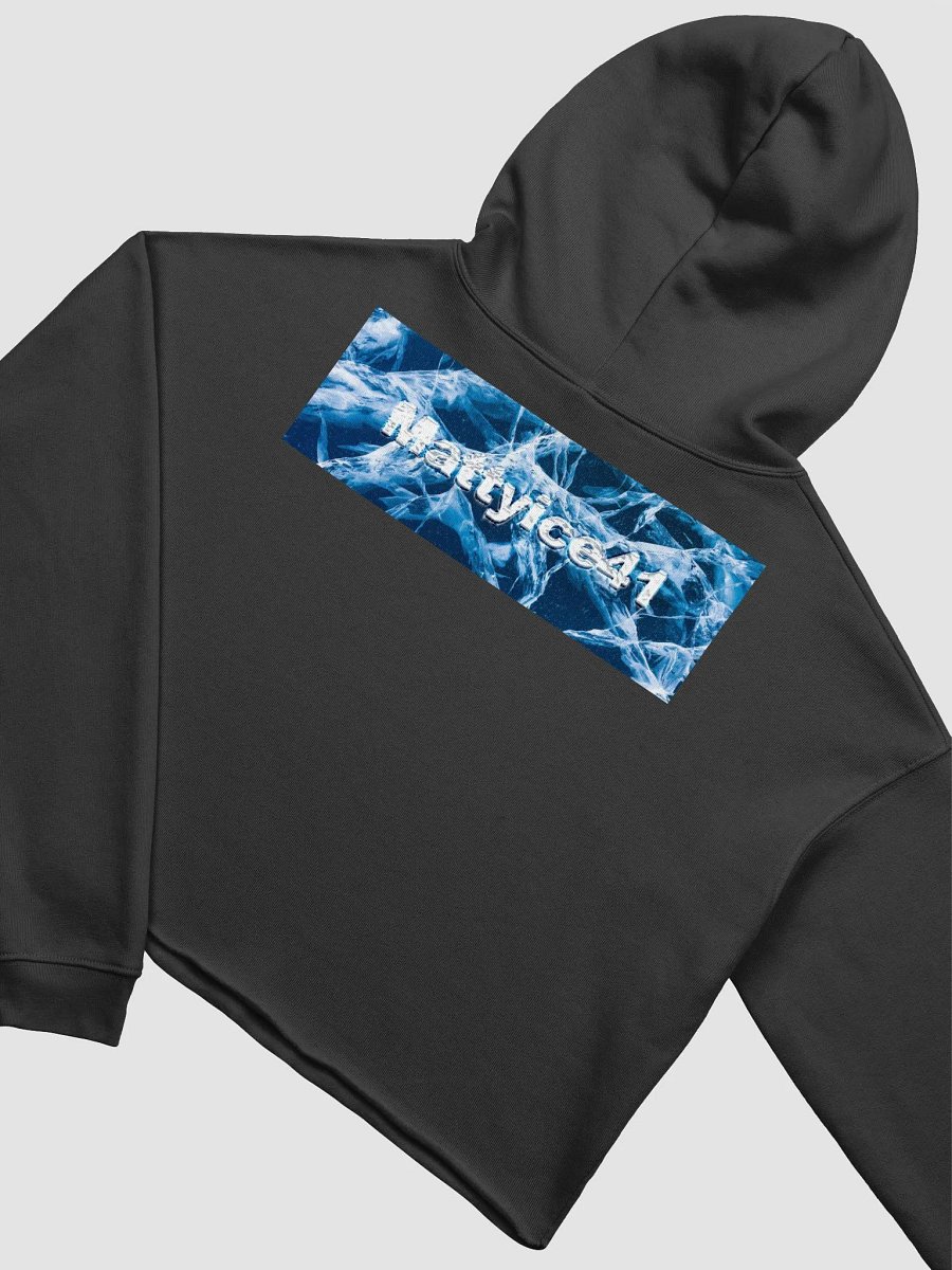 Mattyice Womens Black Cropped hoodie product image (4)