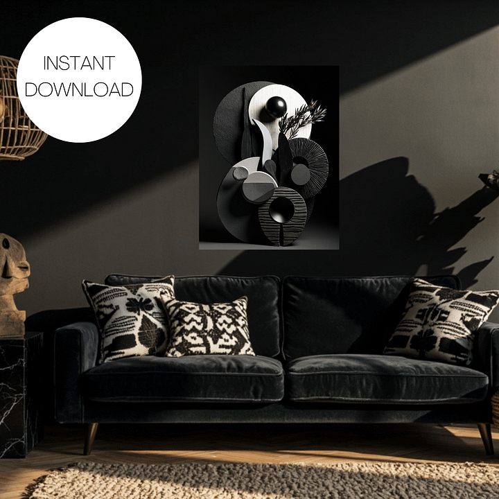 Afrohemian Black & White product image (1)