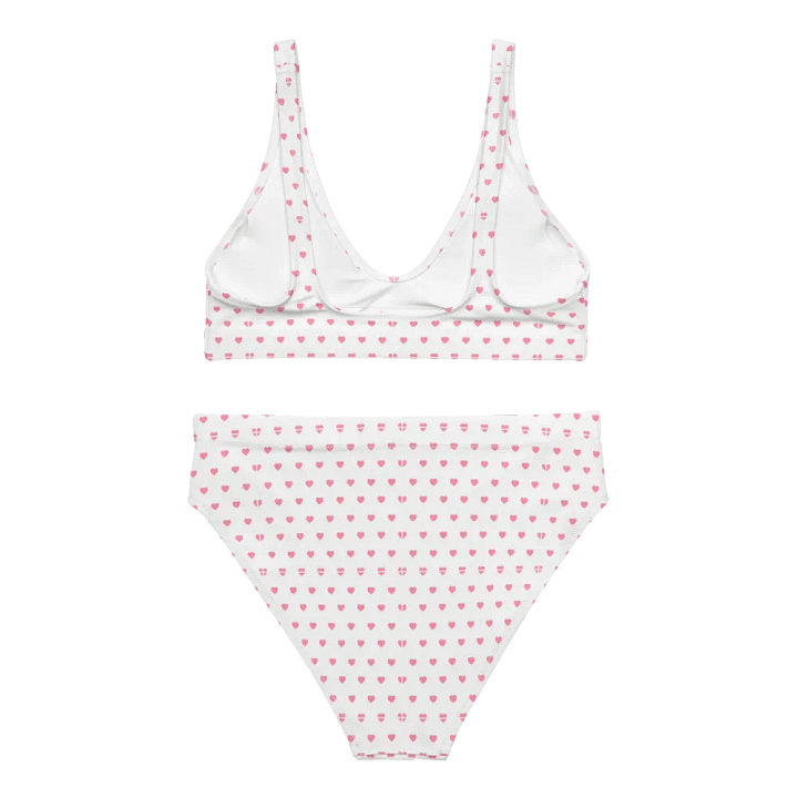 Pastel Heart Seamless Pattern High Waisted Bikini - V12 product image (2)