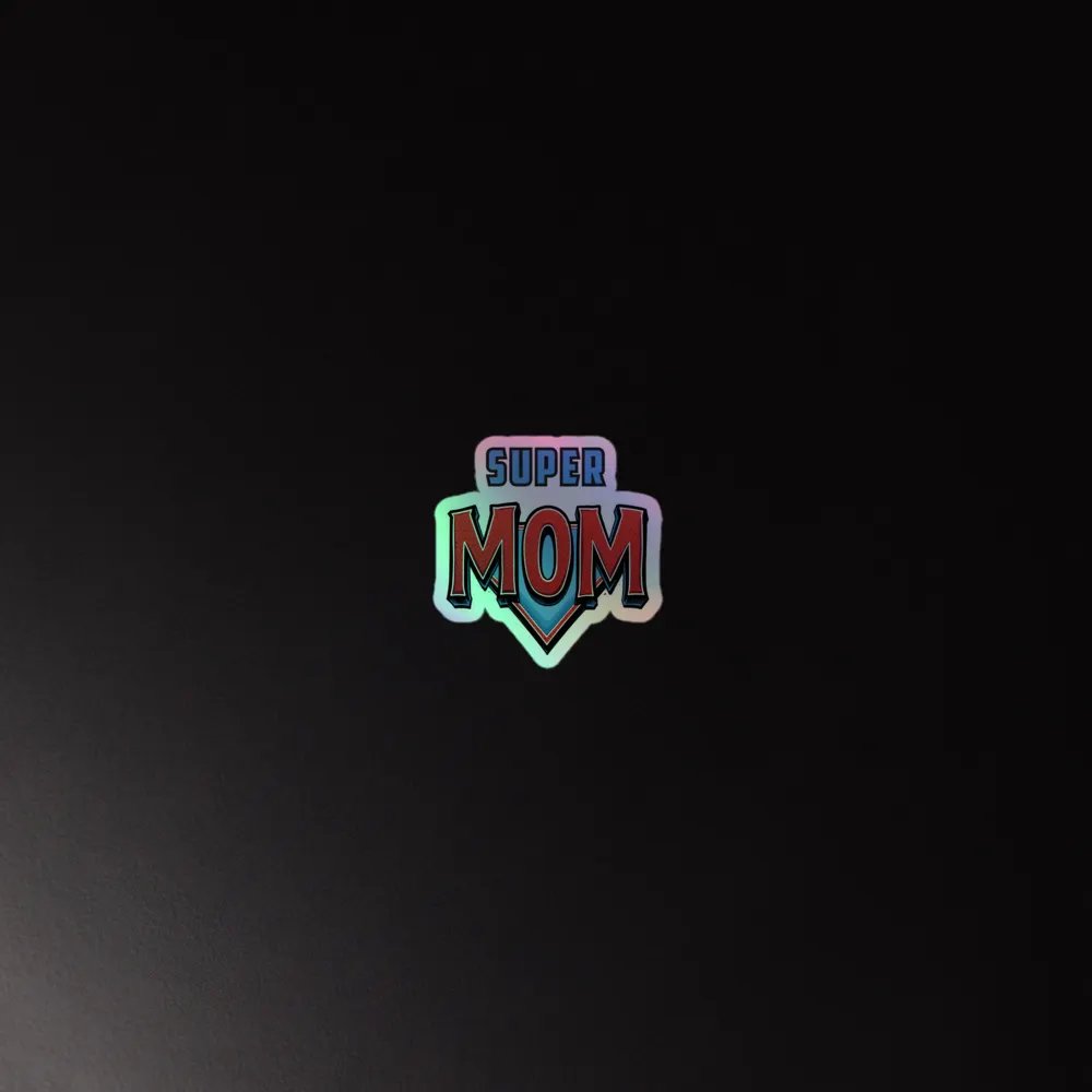 Super Mom Holographic Sticker Sheet product image (4)