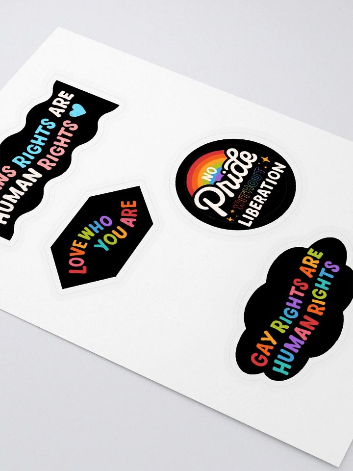 Human Rights LGBTQ+ Full Sticker Sheet product image (2)