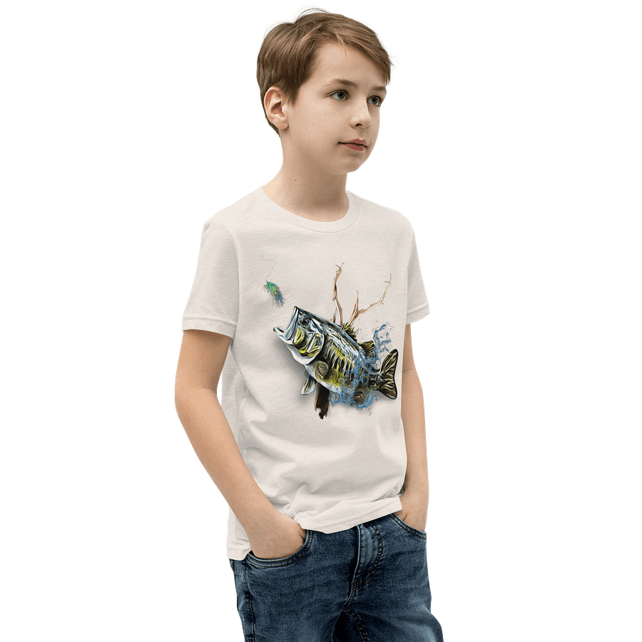 Leaping Bass Youth T-Shirt product image (2)