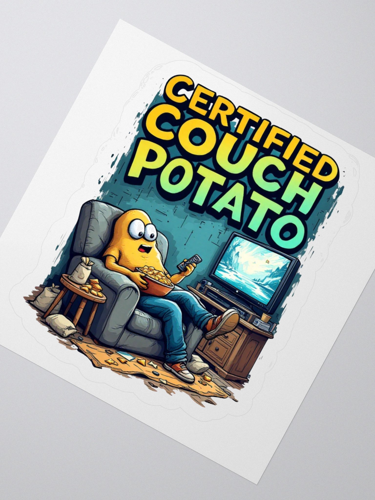 Certified Couch Potato Sticker Set product image (4)