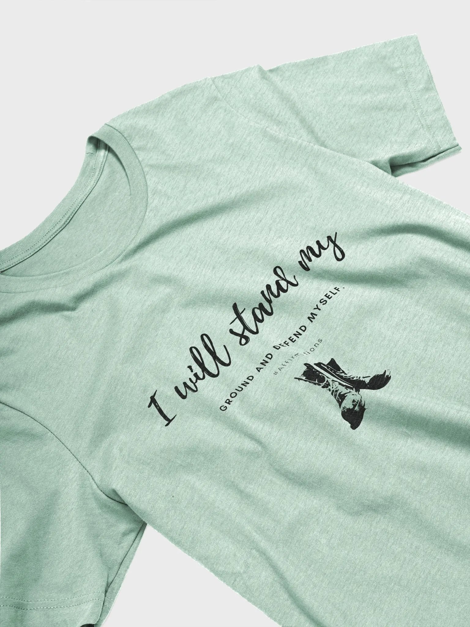 I will stand Dark Unisex Super soft T-Shirt product image (16)