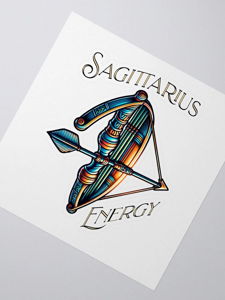 Zodiac Sign Sagittarius Energy Sticker product image (2)