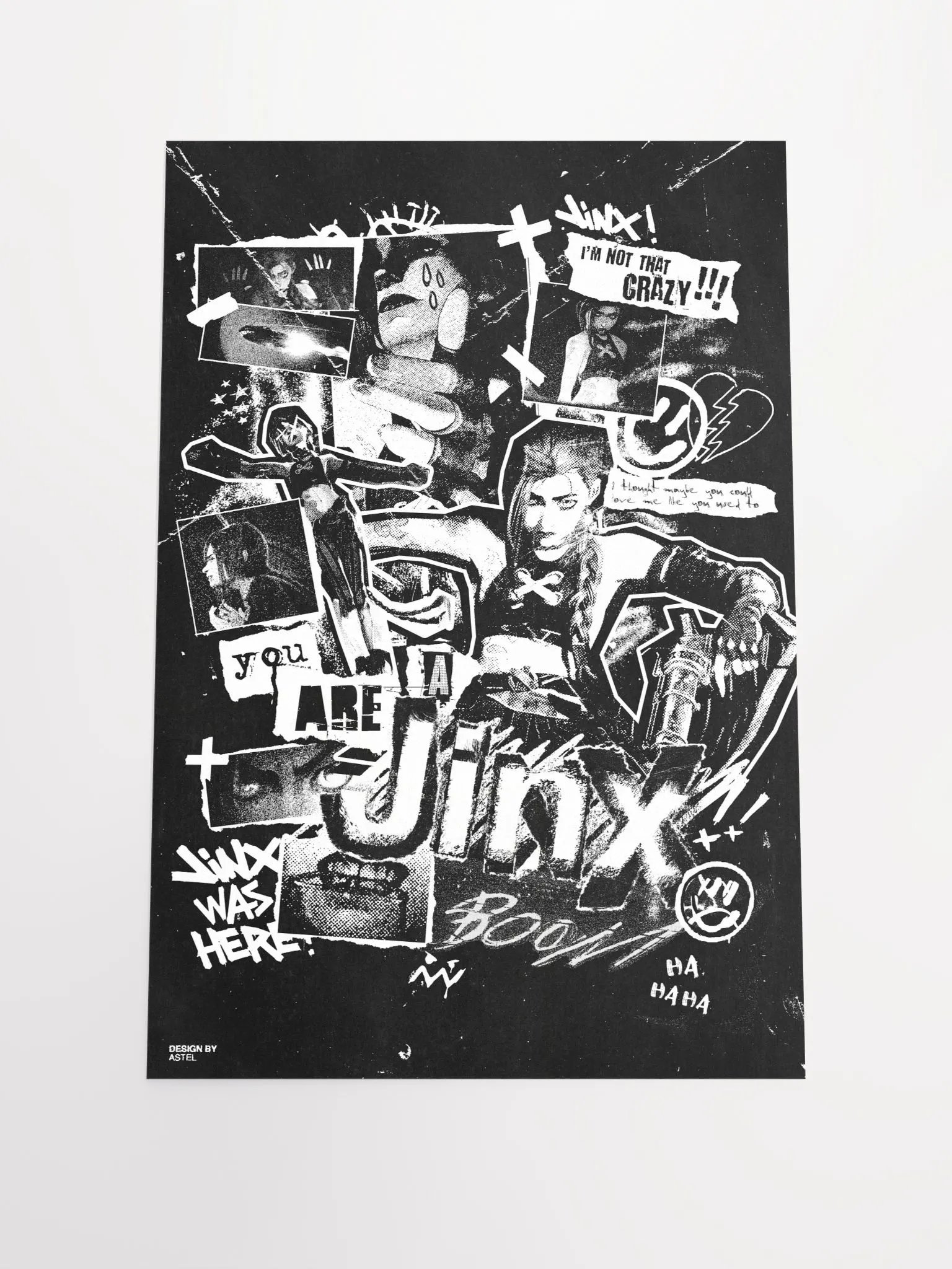 'I THOUGHT MAYBE YOU COULD LOVE ME LIKE YOU USED TO' - ARCANE POSTER (BLACK AND WHITE EDITION) product image (4)