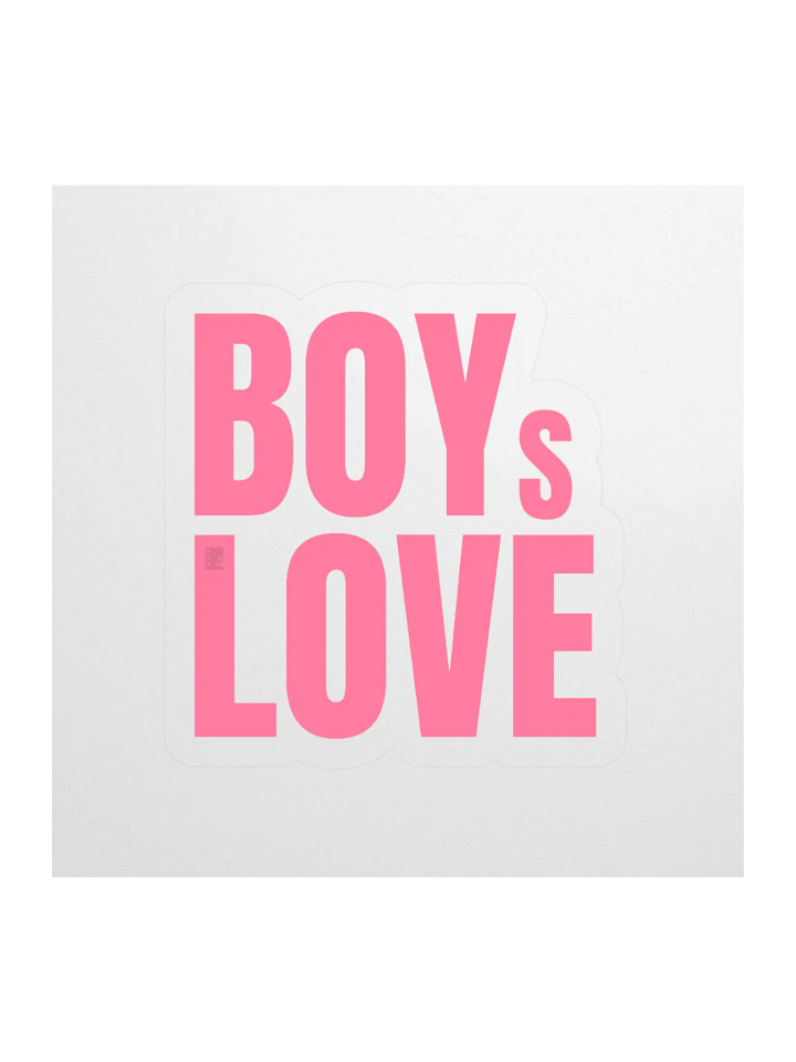 Bold ‘Boys Love’ Sticker – Perfect for BL Fans product image (3)
