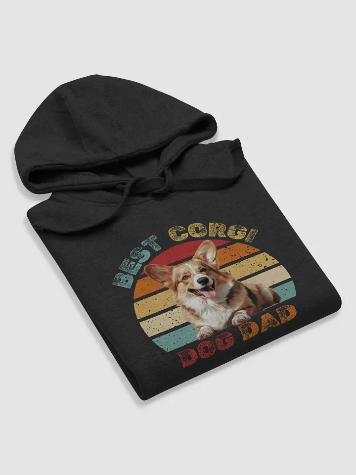 Best Corgie Dog Dad Welsh Corgi Dog Cotton Heritage Premium Hoodie product image (2)
