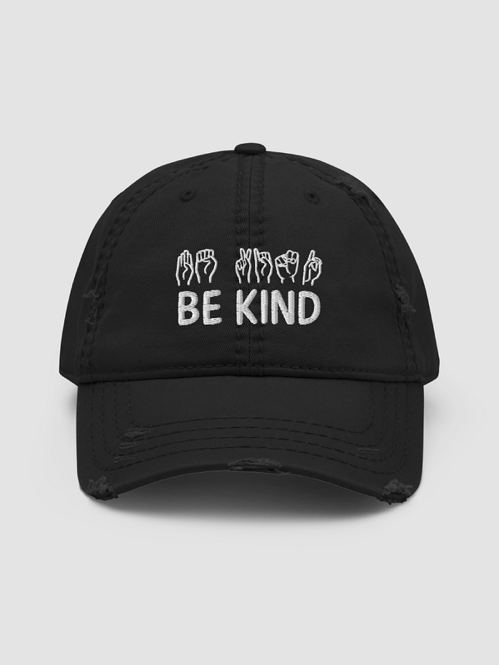 Be Kind Distressed Dad Hat product image (1)