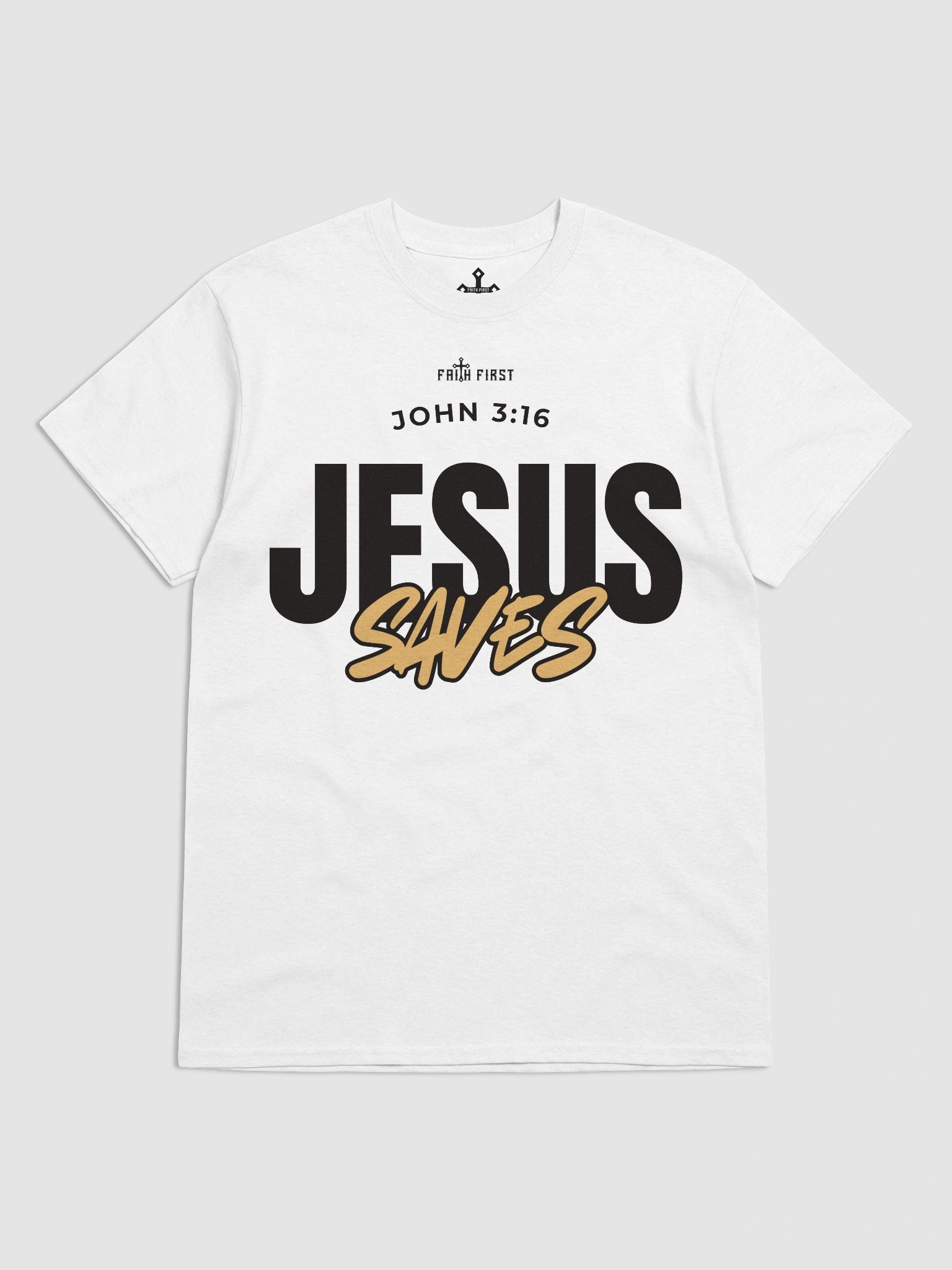 John 3:16 - Jesus Saves Unisex T-Shirt product image (3)