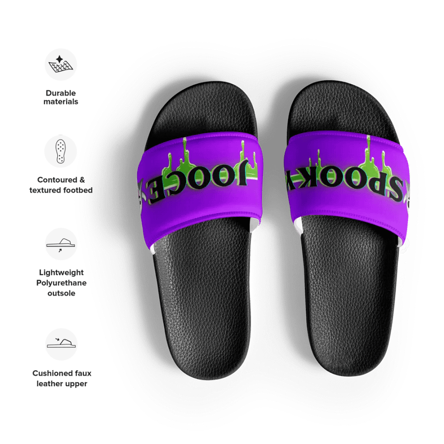 SPOOKY JOOCE Men's Slidez - Purple product image (6)