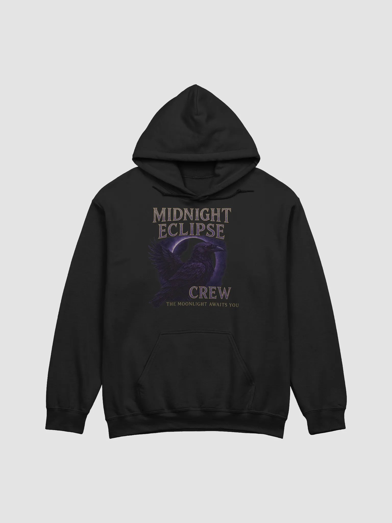 Midnight Eclipse Raven Hoodie product image (1)