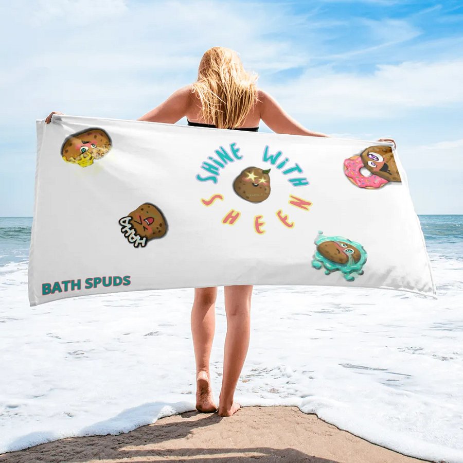 Bath Spuds Sublimated Towel product image (1)